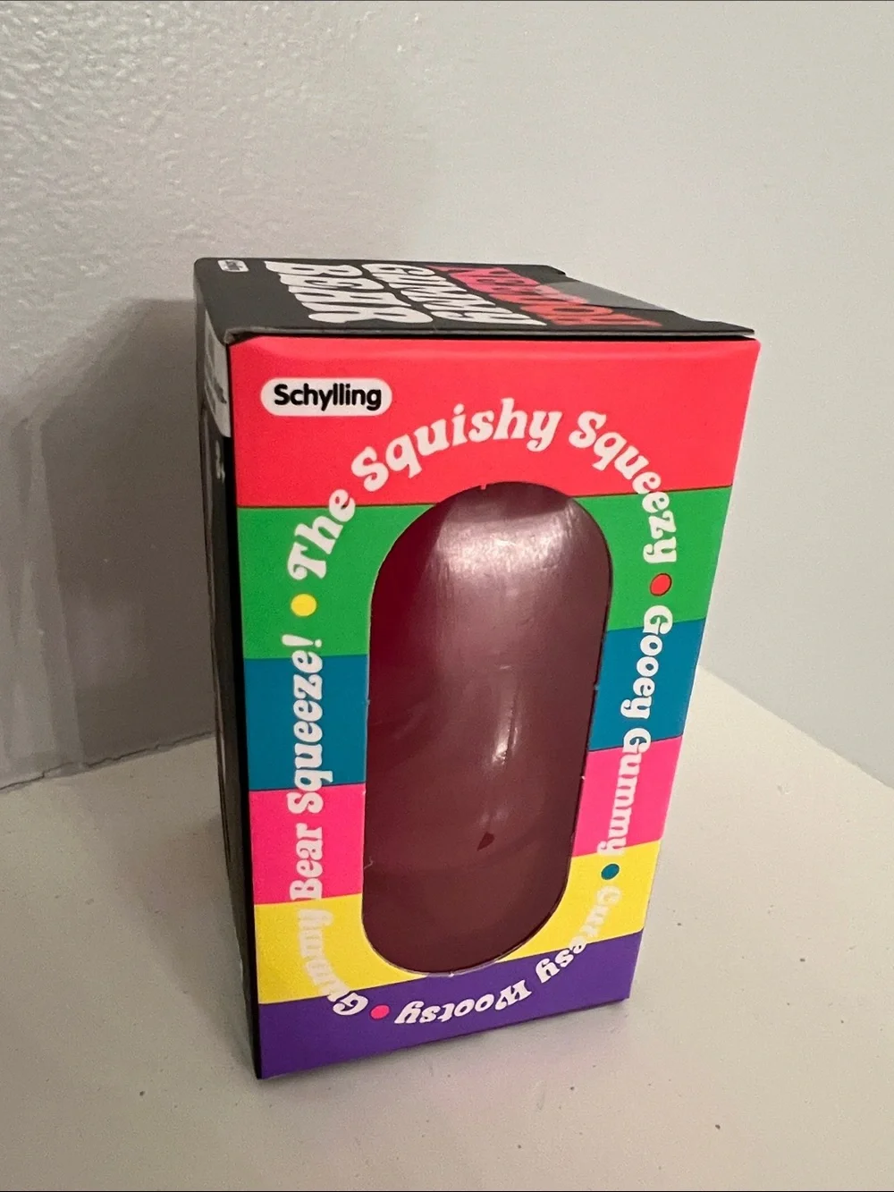 NeeDoh Gummy Bear Stress Toy - Bright Pink
